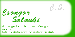 csongor salanki business card